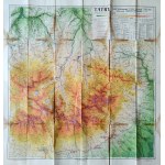 The High Tatras and the Bielskie Tatras - Tourist Map. Compiled by Tadeusz Zwoliński, Lviv 1931 [Zakopane, Tatras]