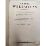 German geographical and geopolitical atlas, *Knaurs Welt-Atlas*, Berlin, ca. 1928