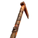 Hiking stick with 9 pegs, early 20th century [Bystra, Szczyrk, Koszarawa, Klimczok Mountain Hut, Beskid Verein, Babia Góra, Barania Góra, Kuźnice, Tatra Mountains]