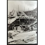 Stefan Arczyński (1916–2022), Photography – Construction / Mountain Hut in the Tatra Mountains – 1960s [Tatra Mountains]