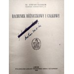 Dr. Stefan Banach - Differential and Integral Calculus, Complete Set, Volumes I–II, Lviv 1929 [First edition, Lviv School of Mathematics]