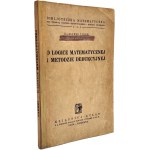 Dr. Alfred Tarski - On Mathematical Logic and the Deductive Method, Lviv / Warsaw 1936 [First edition]