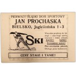 Advertising Prints - Jan Prochaska, Bielsko (Sports Center) / Rudolf Vogel, Bielsko (Meat Canning Factory), Second Polish Republic period