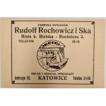 Advertising Print - HANSLIK Guesthouse and Restaurant, Biała - Lipnik / R. Rochowicz, Biała (Carpet Factory), Second Polish Republic era