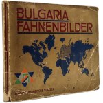A scrapbook for collectible cards featuring national flags, published by a Bulgarian cigarette manufacturer. The 1930s