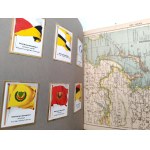 A scrapbook for collectible cards featuring national flags, published by a Bulgarian cigarette manufacturer. The 1930s