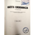 Gazeta Cukrownicza - journal - Volume LXXX, complete year, Warsaw 1937 [agriculture, sugar beets]