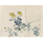 Kawabata Gyokusho (1842–1913), Winter Gold, from the series: One Hundred Motifs for Learning Painting, published by Yoshikawa Hanshichi, Tokyo, Japan, 1898.
