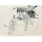 Kawabata Gyokusho (1842–1913), Wisteria Blossom, from the series: One Hundred Motifs for Learning Painting, published by Yoshikawa Hanshichi, Tokyo, Japan, 1898.