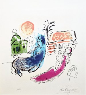 Marc Chagall (1887-1985), Litografia „Maternité au Centaur”, 1957