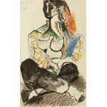 Pablo Picasso (1881–1973), *Odalisque II*, from the series *Carnet de la Californie*, 1959