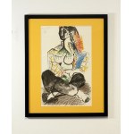 Pablo Picasso (1881–1973), *Odalisque II*, from the series *Carnet de la Californie*, 1959