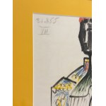 Pablo Picasso (1881-1973), Odaliska II, z cyklu „Carnet de la Californie”, 1959