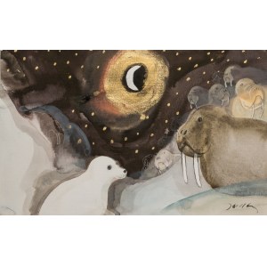 Józef Wilkoń (born February 12, 1930), *Foka i mors*