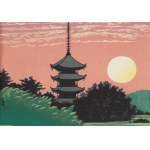 Tokuriki Tomikichirō (1902 - 2000), temple Kibiji Kokubunji
