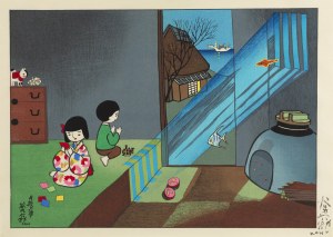 Taniuchi Rokurō (1921 - 1981), Sen księżycowej nocy, 1965