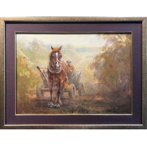 Daniel Pielucha, Charrette tirée par des chevaux