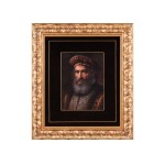 Piotr Topolski, Portrait of a bearded man, 2025