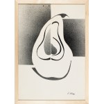 Zdzisław STANEK (1925–1996), Composition with a Pear (Light Forms), 1970s