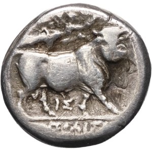 Campania, Naples. ND didrachm (275–250 B.C.), Naples.