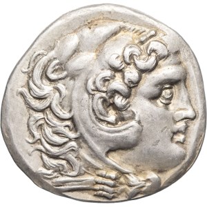 Macédoine (royaume de), Alexandre III le Grand (336-323 av. J.-C.). Tétradrachme An 4 (209-208 av. J.-C.), Aspendos.