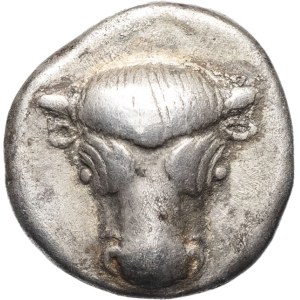 Phocis, Phocian League. Triobol ND (478–460), Delphi.