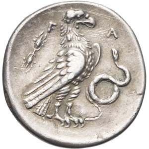 Elis, Elis (Olympia). Reproduction of an ND stater (original from 300–276 B.C., 19th-century reproduction).