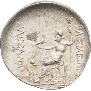 Thrace, Mesembria. Tetradrachm bearing the name and effigy of Alexander III of Macedonia, ND (175–150 B.C.), Messembria.