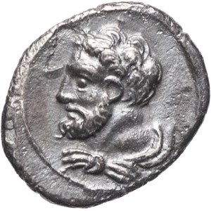 Cilicia, city unknown. Obole ND (4th century B.C.), city unknown.