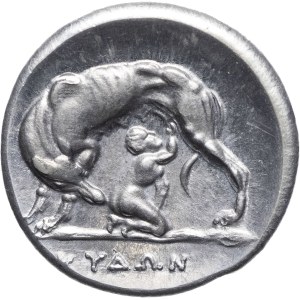Replica of a coin from Cydonia in Crete, struck by Becker (pre-1914), Berlin (Bode Museum).