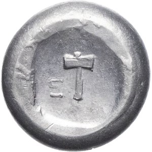 Reproduction of a coin of Pixodaros, satrap of Caria, by Becker, modern strike (before 1914), Berlin (Bode Museum).