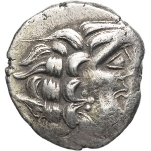 Riedones. Stater with a wild boar, Class I based on the decoration on the cheek, var. 2 ND (2nd–1st century B.C.).
