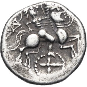 Veneti or Riedoni. Silver stater with a disc, Class I, Variety 3 ND.