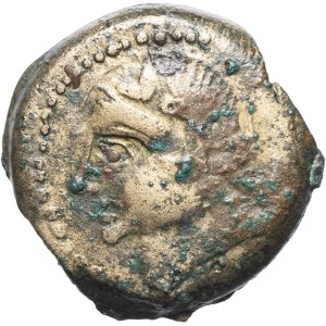 Carnutes. Bronze coin featuring an eagle, with the inscription VOCVNILIOS ND (c. 52 B.C.).