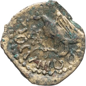 Carnutes. Bronze coin featuring an eagle, with the inscription VOCVNILIOS ND (c. 52 B.C.).