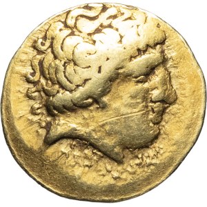 Helvetii. Quarter stater, imitation of Philip II of Macedonia, ND (2nd century B.C.).