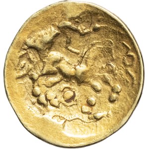 Helvetii. Quarter stater, imitation of Philip II of Macedonia, ND (2nd century B.C.).