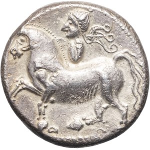 Eastern Celts / Germany / Bohemia. Tetradrachm, “truncated horseman” type (Kroisbach mit Reiterstumpf), ND (2nd–1st centuries B.C.).