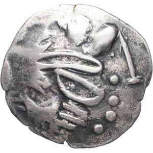 Dacie. Tétradrachme au cheval scellé (Typ Sattelkopfpferd) ND (Ier siècle avant J.-C.).