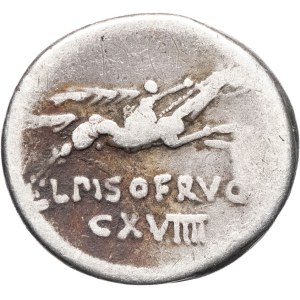 L. Calpurnius Piso Frugi. Denarius ND (90 B.C.), Rome.