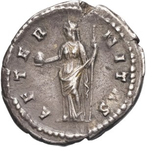 Antoninus Pius (138–161). Denarius, dedicated to the divine Faustina, Mother of the Virgin Mary (141), Rome.
