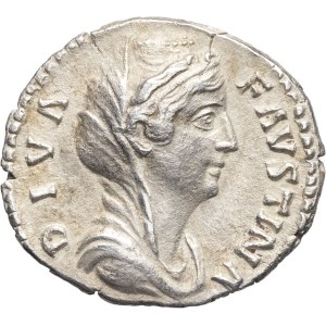 Antoninus Pius (138–161). Denarius, dedicated to the divine Faustina, Mother of the Virgin Mary (141), Rome.