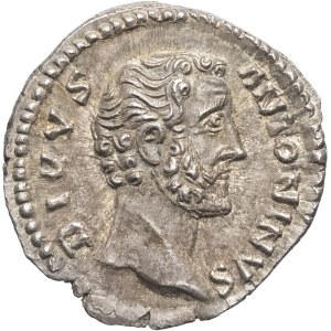 Marcus Aurelius (161–180). Denarius, for the divine Antoninus Pius, ND (161), Rome.