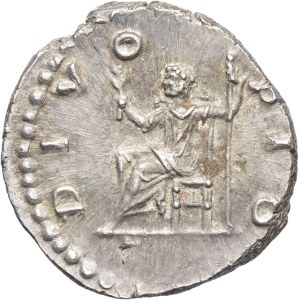 Marcus Aurelius (161–180). Denarius, for the divine Antoninus Pius, ND (161), Rome.