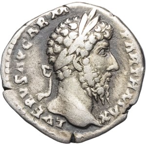 Lucius Verus (161–169). Denarius, victory over the Parthians, n.d. (166), Rome.