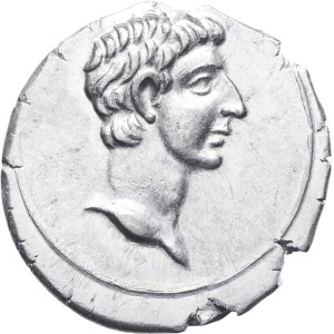 Replica of a gold stater of Aspurgos, King of the Bosporus, featuring Tiberius (?), struck by Becker (modern minting, before 1914), Berlin (Bode Museum).