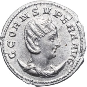 Reproduction of an Antoninianus of Cornelia Supera, by Becker, modern strike (before 1914), Berlin (Bode Museum).