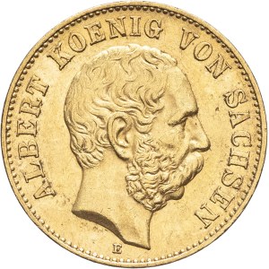 Saxe, Albert (1873–1902). 20 marks, 1894, E, Muldenhutten.