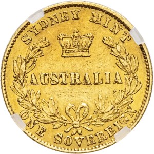 Victoria (1837–1901). Reigned in 1857, Sydney.