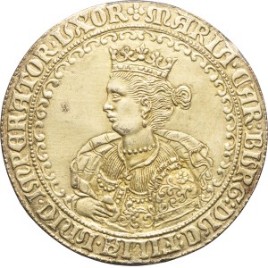 Holy Roman Empire (962–1806). Gold medal, known as the Prague Jewish Medal (Judenmedaille), Mary of Burgundy and Maximilian I, 1486 (1620–1650, modern cast), Prague.